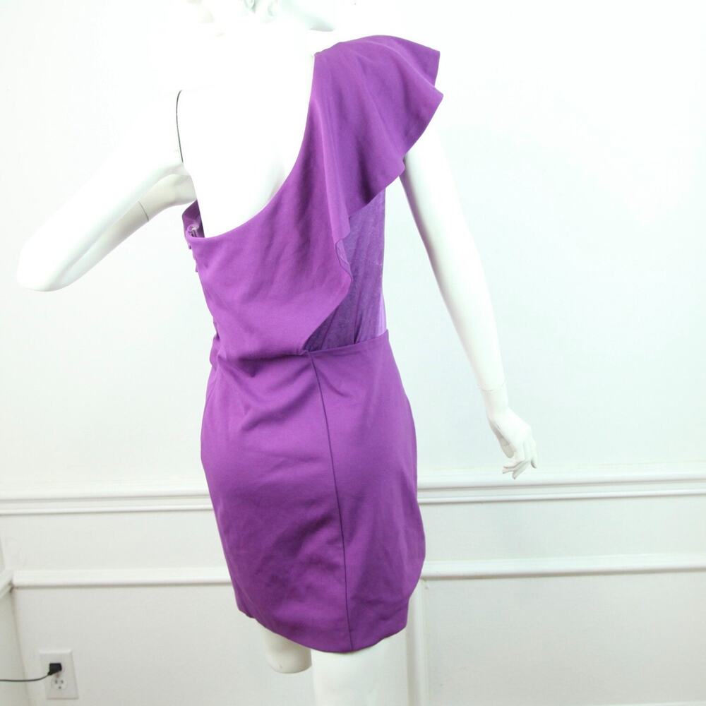 Halston Heritage Size 6 Dress Cocktail Mini Quiet Luxury Feminine Bodycon Hoco - Picture 9 of 16